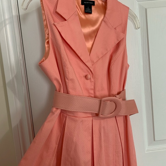 Spense Size 10 Coral Dress - Picture 2 of 7